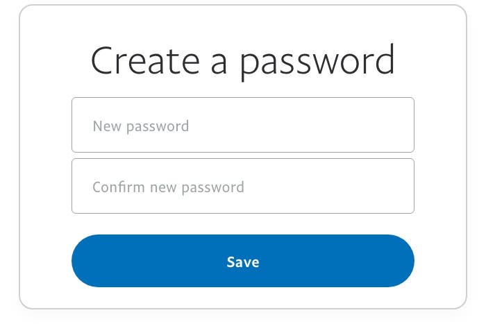 Create new password image example