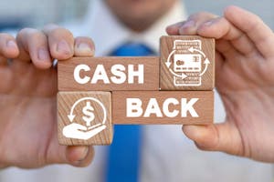 Cashback-Treueprogramm, Cashback-Belohnungssystem und Geld zurückerstattet bekommen.